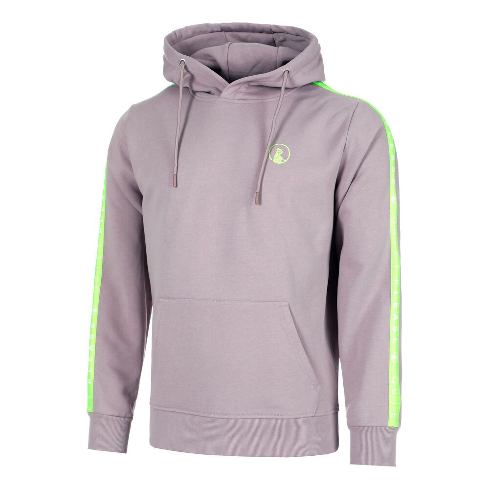 quietplease Quiet Please Mind Taped Sweater Met Capuchon Heren