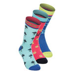 BIDI BADU Kleding BIDI BADU Bold Bro II Crew Printed Move Tennissokken-Veelkleurig