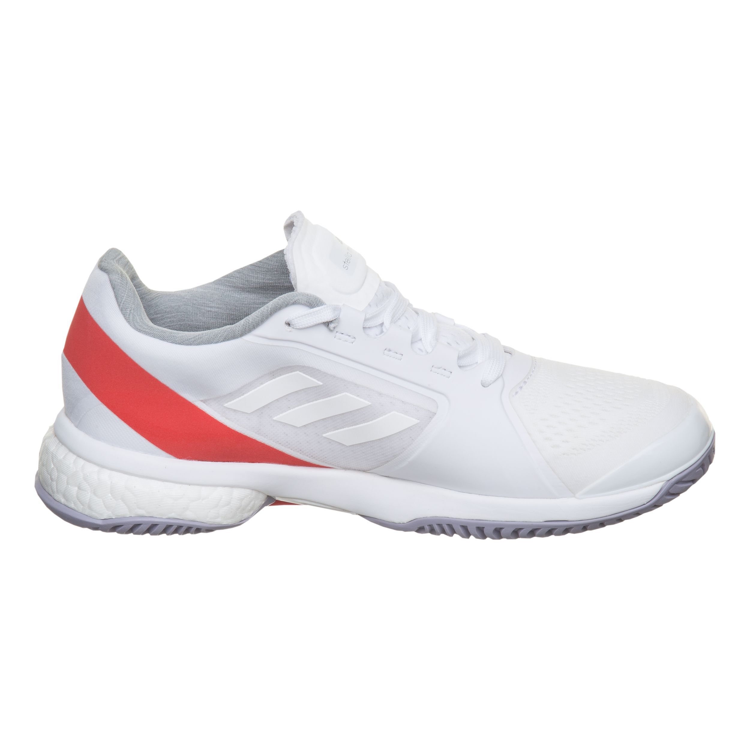 Stella McCartney Barricade Boost Allcourt Schoen Dames Wit Donkerrood