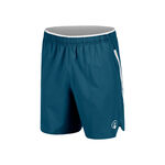 Quiet Please Tenniskleding Quiet Please Create Drop 7in Shorts Heren-Petrolblauw,Wit