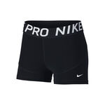 Nike Short voor tennisballen Nike Dri-Fit Big Kids 3in Shorts Meisjes-zwart,wit