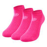 Leana No Show Tech Sportsokken Verpakking 3 Stuks Dames-Pink,Wit