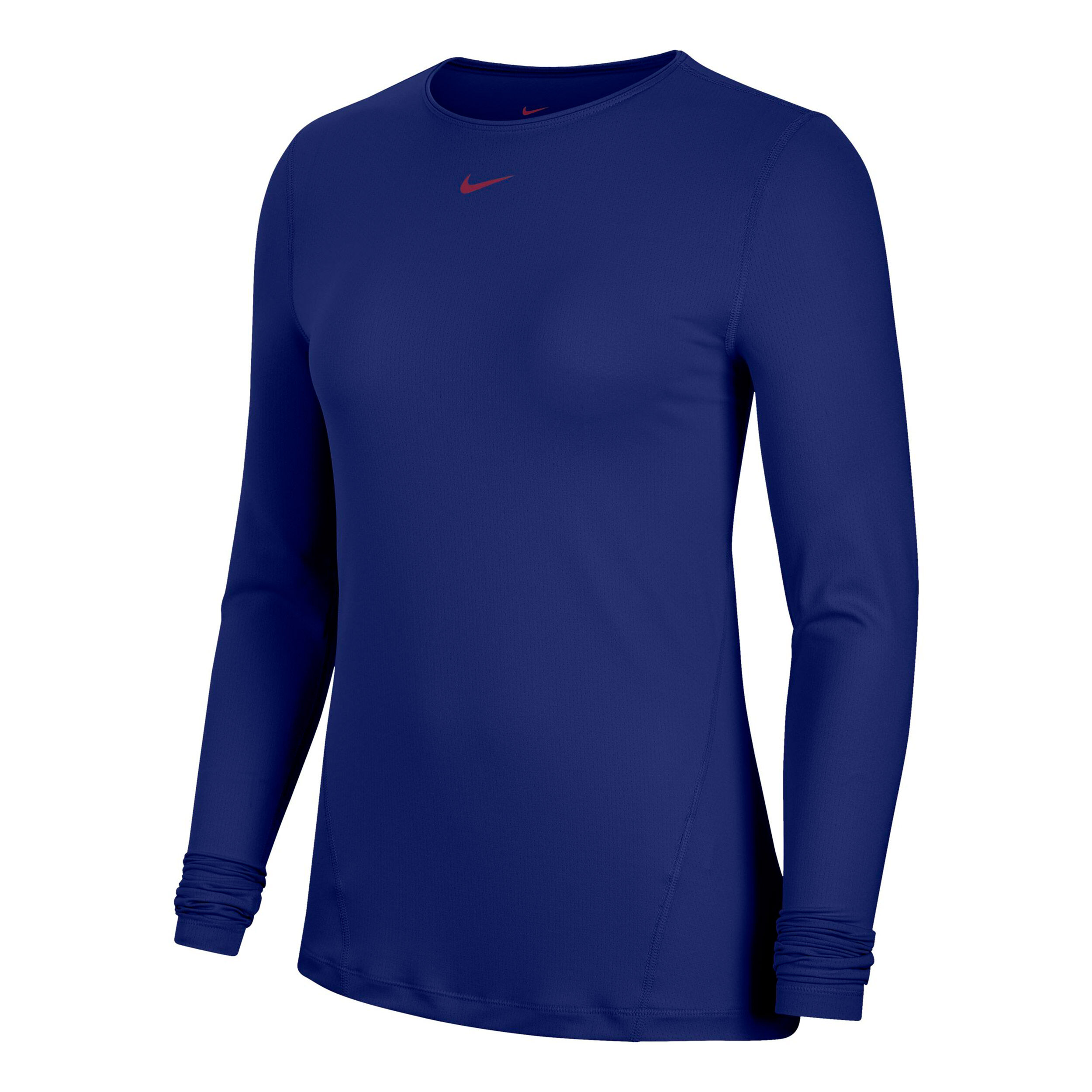 Buy Nike Pro Longsleeve Dames Blauw Rood online Tennis Point NL