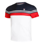 Fila Kleding Fila Malte T-shirt Heren-Wit,Rood