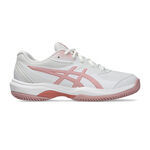 ASICS Tennisschoenen ASICS GEL-GAME GS/OC Gravelschoen Kinderen-wit, roze