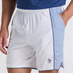 Original Penguin Kleding Original Penguin 7in Performance Piped Shorts Heren-Wit,Blauw