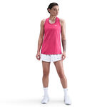 Nike Kleding Nike Dri-Fit Regular Racerback Tanktop Dames - berry, wit