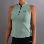 Endless Kleding Endless Glam Polo Dames-Groen,Donkerblauw