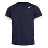 Court T-shirt Heren - donkerblauw, wit