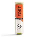 Dunlop Tennisballen Dunlop Fort Clay Court Verpakking 4 Stuks