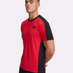 Under Armour Kleding Under Armour Wordmark T-shirt Heren-Rood