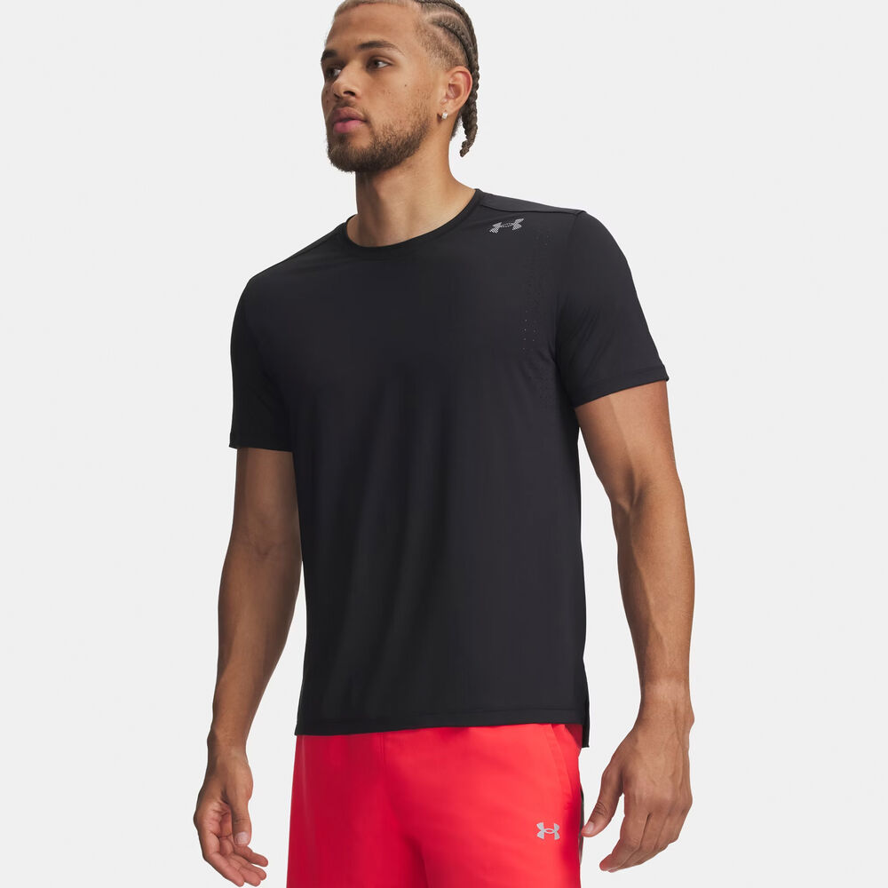 Under Armour Velociti Pro  Hardloopshirt Heren-zwart, zilver
