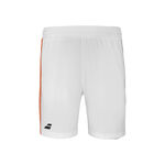 Babolat Kleding Babolat Play Shorts Jongens-Wit,Oranje