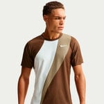 Nike T-shirt Nike Court Dri-Fit Advantage Slam T-shirt Heren-cr&egrave;me, grijs