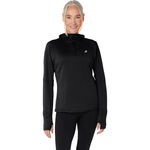 ASICS Kleding ASICS Road Winter Hardloopshirt Dames-Zwart