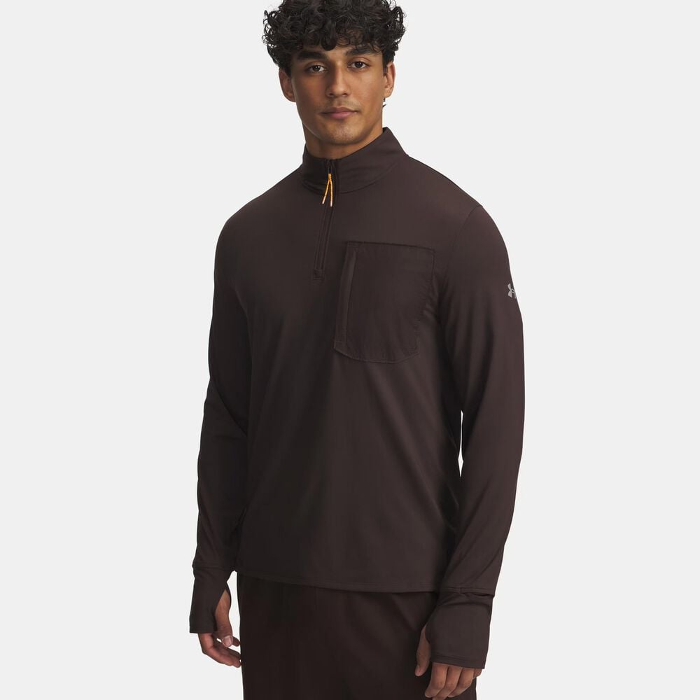 Under Armour Trail Run Quarter-Zip Hardloopshirt Heren