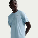 Nike Kleding Nike Stride Hardloopshirt Heren - lichtblauw, zilver