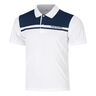 Riflesso Polo Heren - wit, donkerblauw