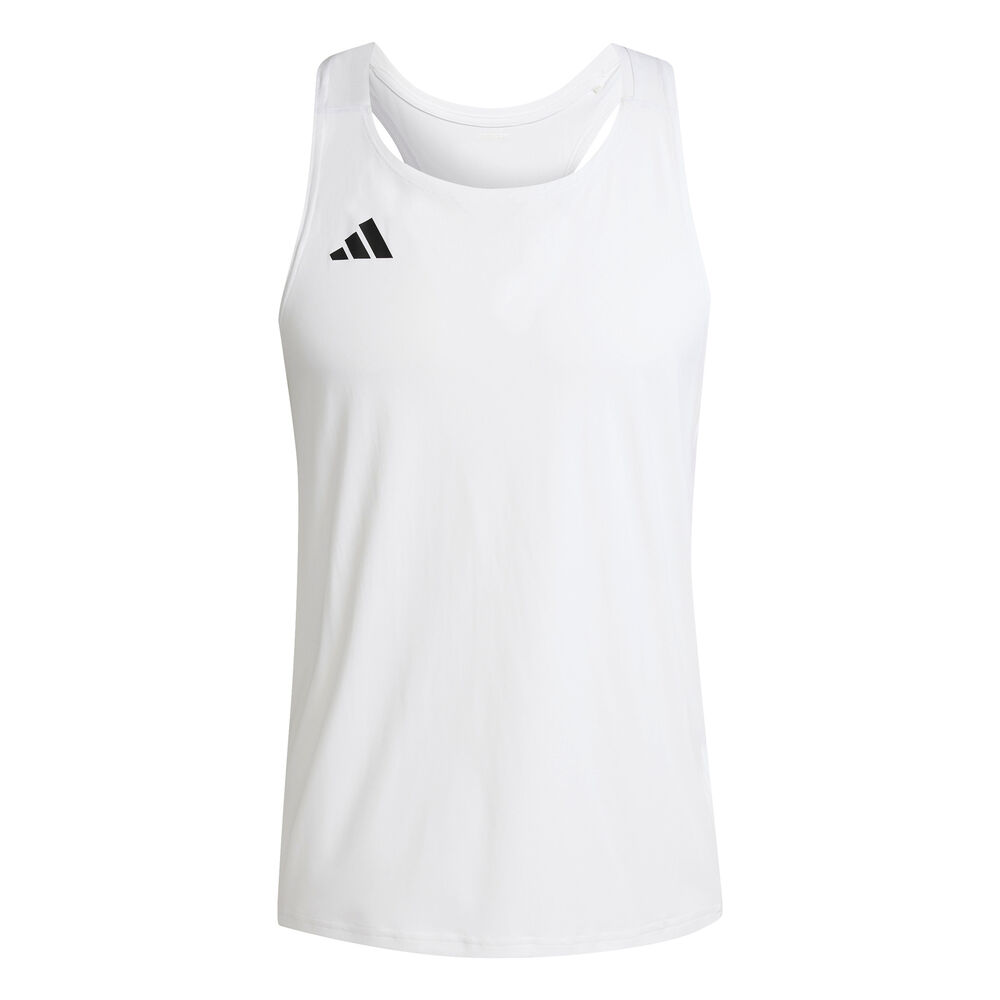Adidas Adizero Essential Tanktop Heren-Wit