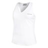 Janet Tanktop Special Edition Dames-Wit,Lichtgrijs