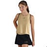 Court Tanktop Dames-Goud