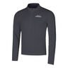 Pacer Flash Half-Zip Hardloopshirt Heren-Donkergrijs