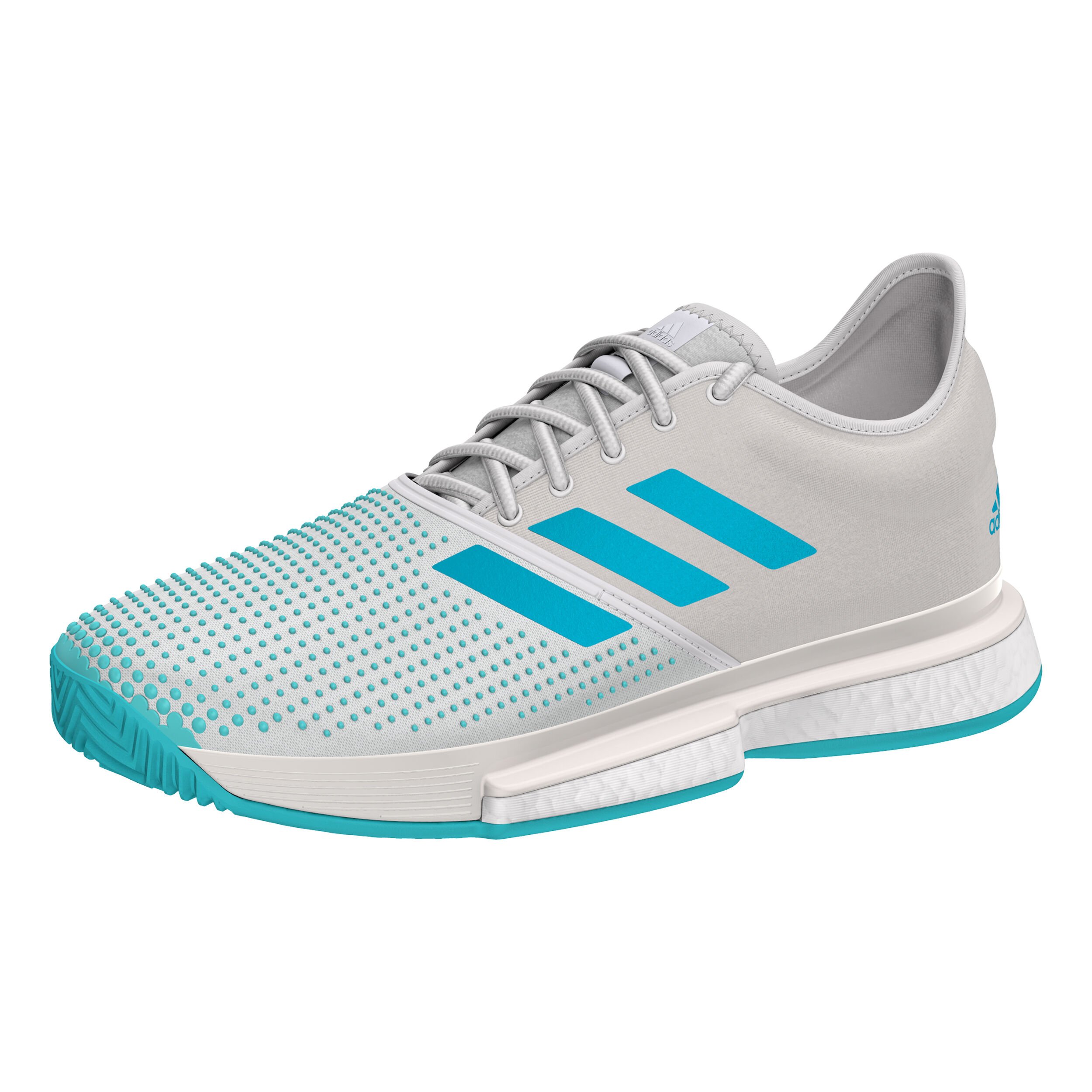 SoleCourt Boost X Parley Allcourt Schoen Dames Cr me Lichtblauw