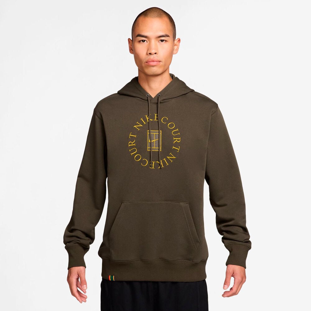 Nike Court Dri-Fit Heritage Sweater met capuchon Heren-bruin