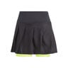 Pleat Pro Rok Dames-Zwart,Limoen