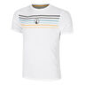 Endlessly Trainings Stripe T-shirt Heren-Wit,Veelkleurig