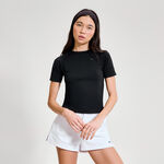 Ellesse Tenniskleding Ellesse La Bella Seamless Tee T-shirt Dames-zwart