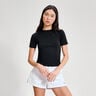 La Bella Seamless Tee T-shirt Dames-zwart