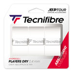 Tecnifibre Overgrips Tecnifibre Players Dry 3er Verpakking 3 Stuks-Wit