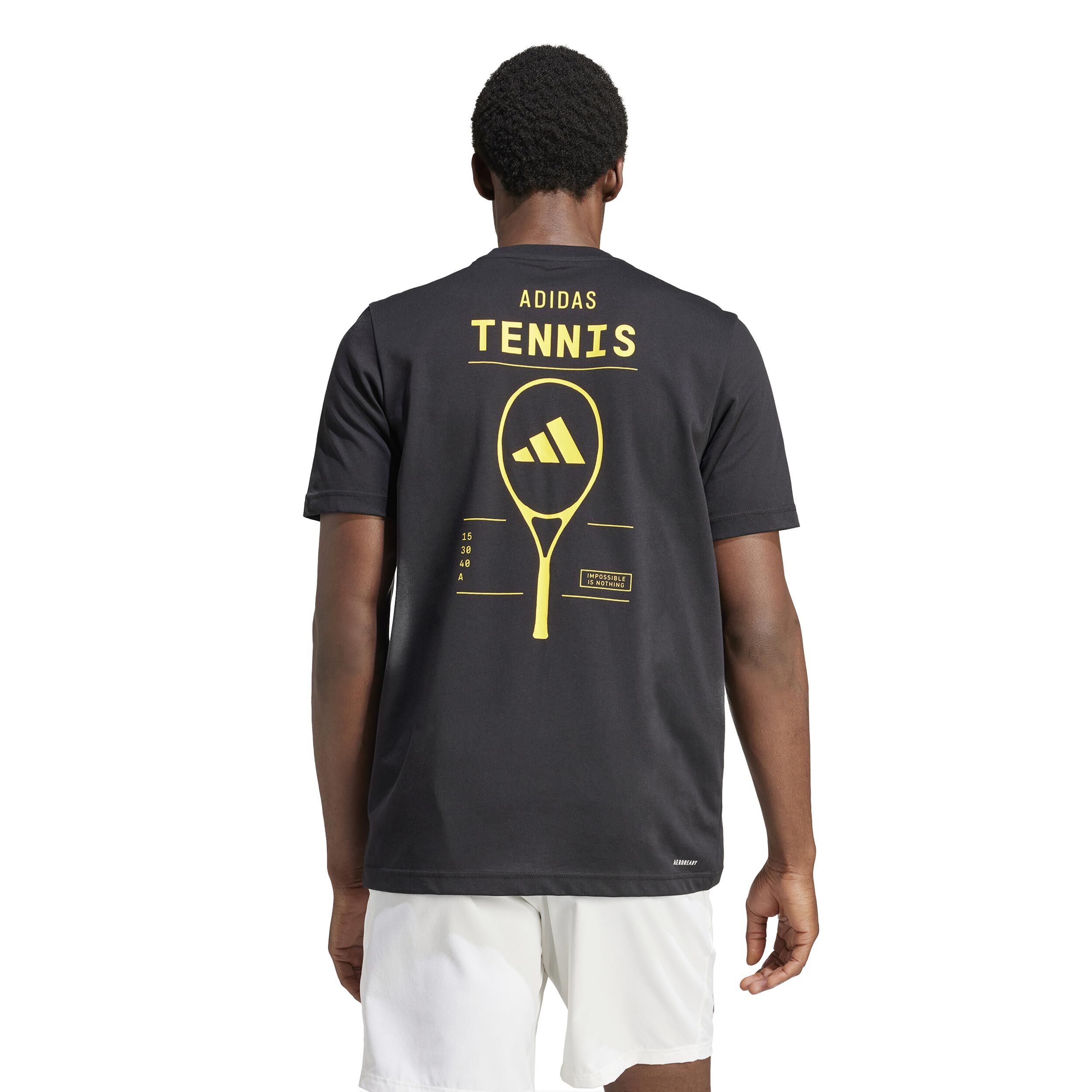 Buy adidas Tennis CAT T shirt Heren Zwart online Tennis Point NL