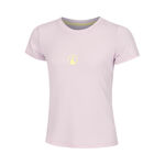 Quiet Please Kleding Quiet Please Mind Retriever T-shirt Meisjes-Mauve,Geel