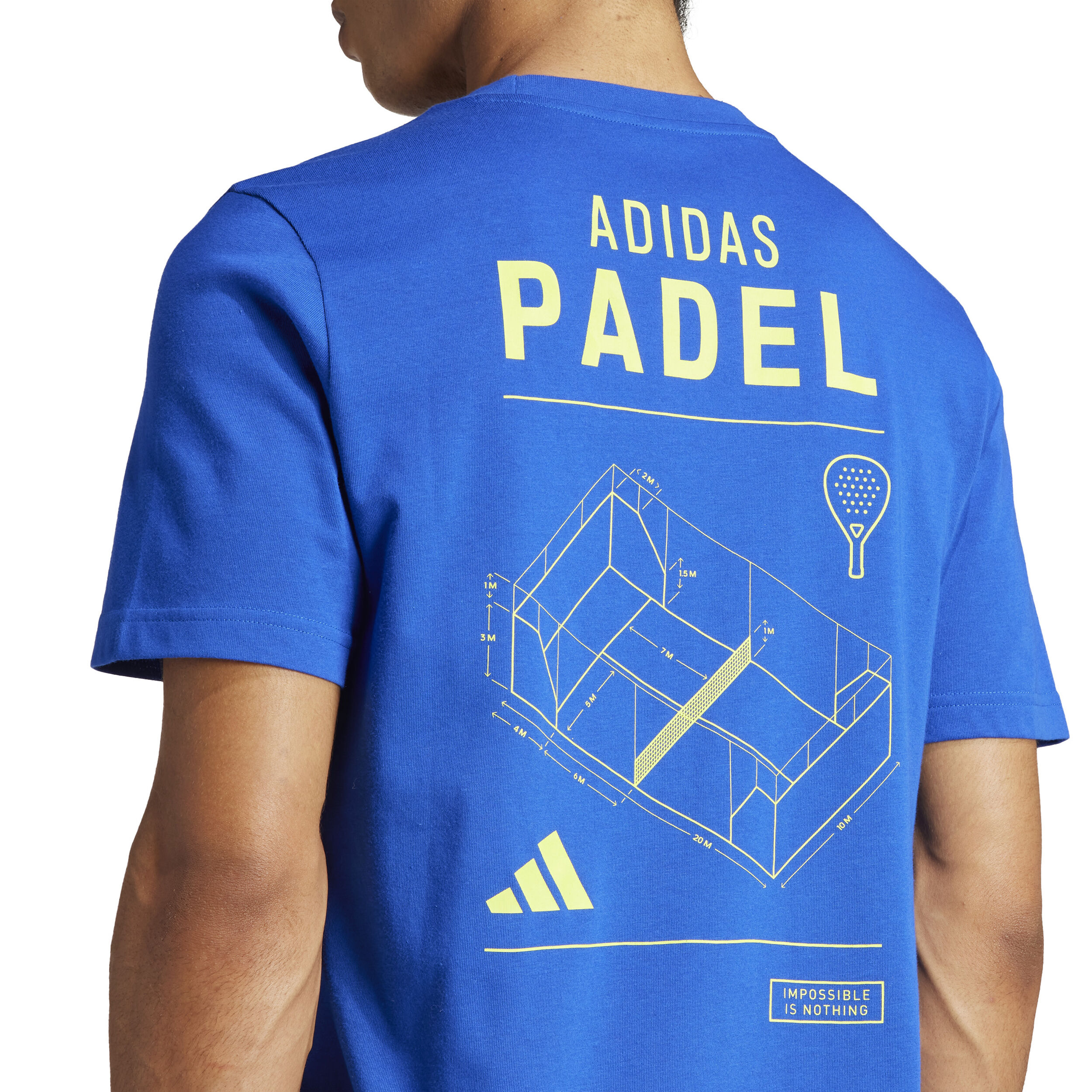 Buy adidas T shirt Heren Blauw Geel online Tennis Point NL