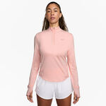 Nike Kleding Nike Swift Half-Zip Longsleeve Hardloopshirt Dames-roze