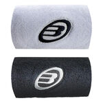 Bullpadel Kleding Bullpadel Zweetband Heren-wit,zwart