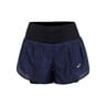 Road AOP 2in1 3.5in Hardloopshorts Dames-donkerblauw, zwart