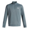 Quarter Half-Zip Longsleeve Heren - lichtblauw, 