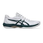 ASICS Tennisschoenen ASICS Game FF Clay Gravelschoen Heren-Wit,Donkergroen