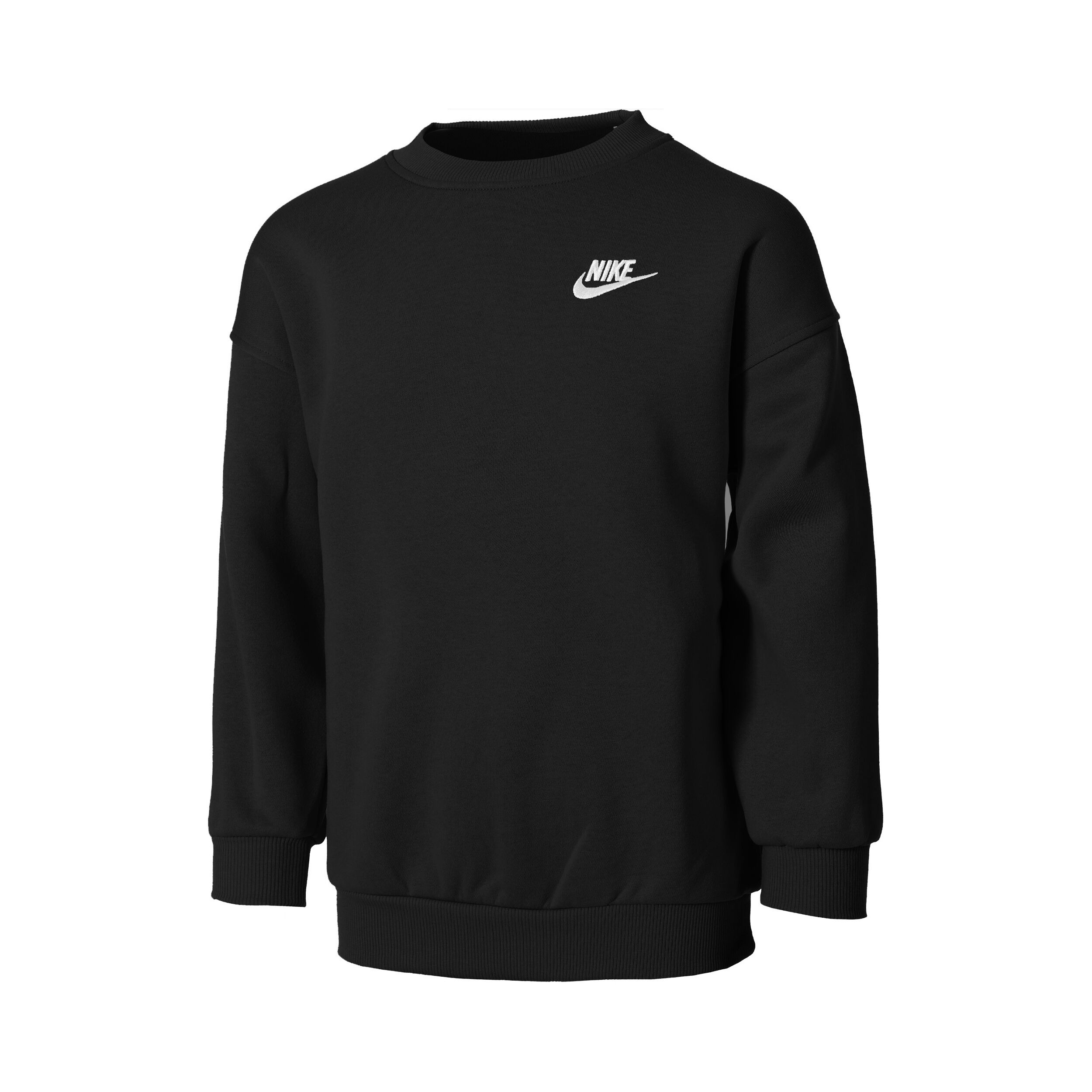 Buy Nike Club Fleece Oversized Crew Sweatshirt Meisjes Zwart online Tennis Point NL