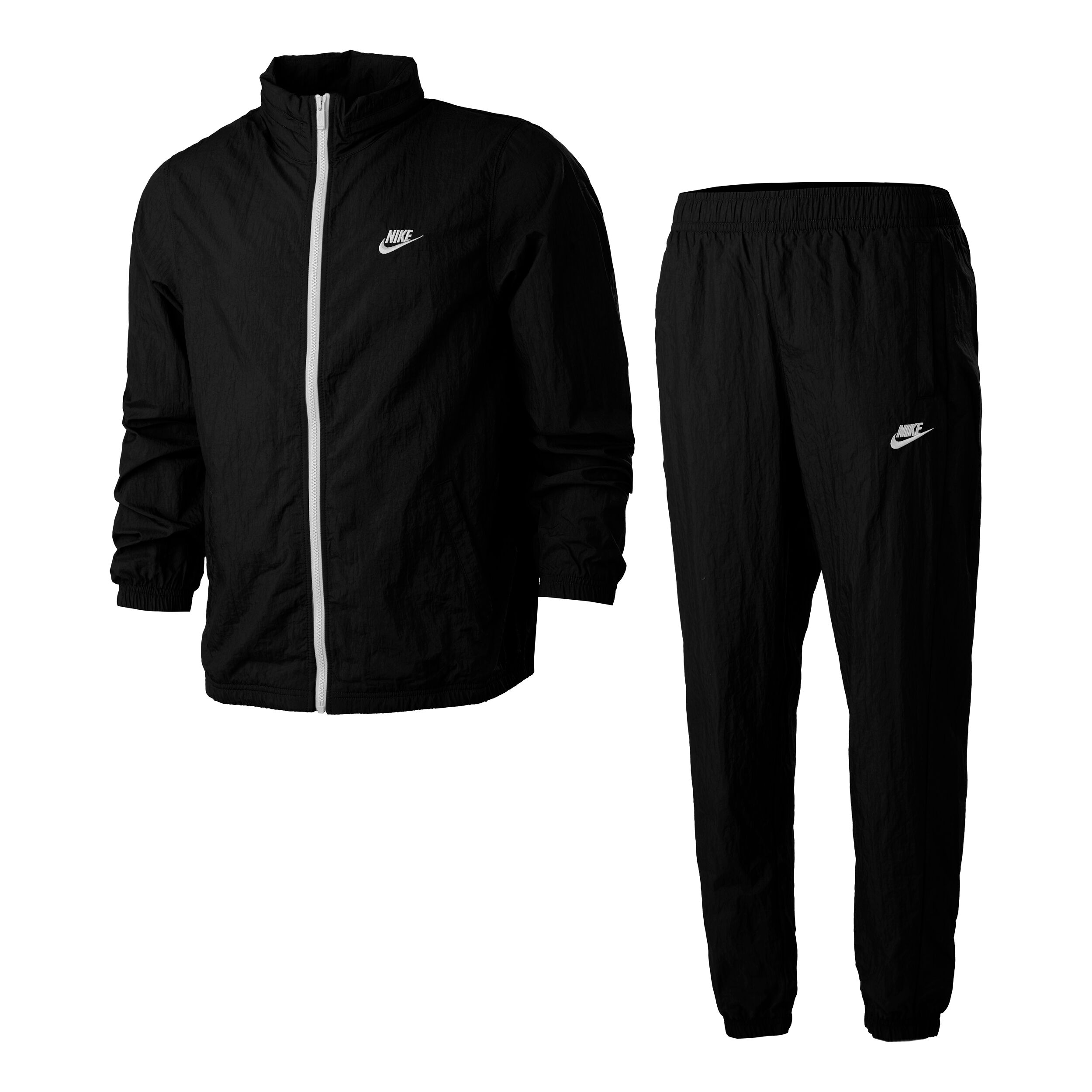 Buy Nike Sportswear Sport Essentials Woven Basic Trainingspak Heren Zwart online Tennis Point NL