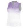 Sleeveless Tee Tanja Tanktop Dames - wit, mauve