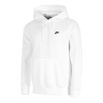 Nike Kleding Nike Club Sweater Met Capuchon Heren-Wit