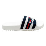 Fila Schoenen Fila Heritage Slides Badslippers Heren-Wit,Donkerblauw