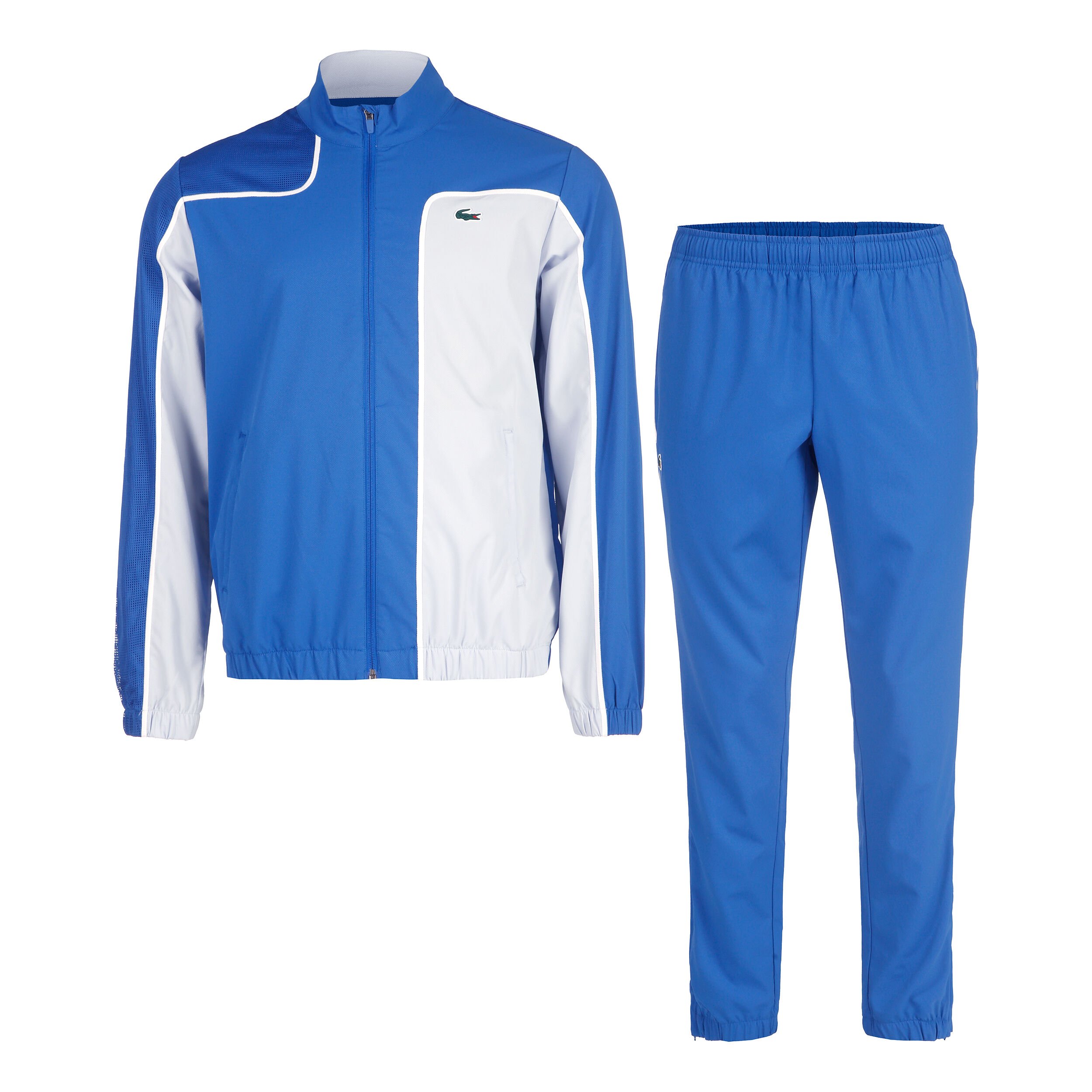 Buy Lacoste Tennis Overall Colourblock Trainingspak Heren Blauw Wit online Tennis Point NL