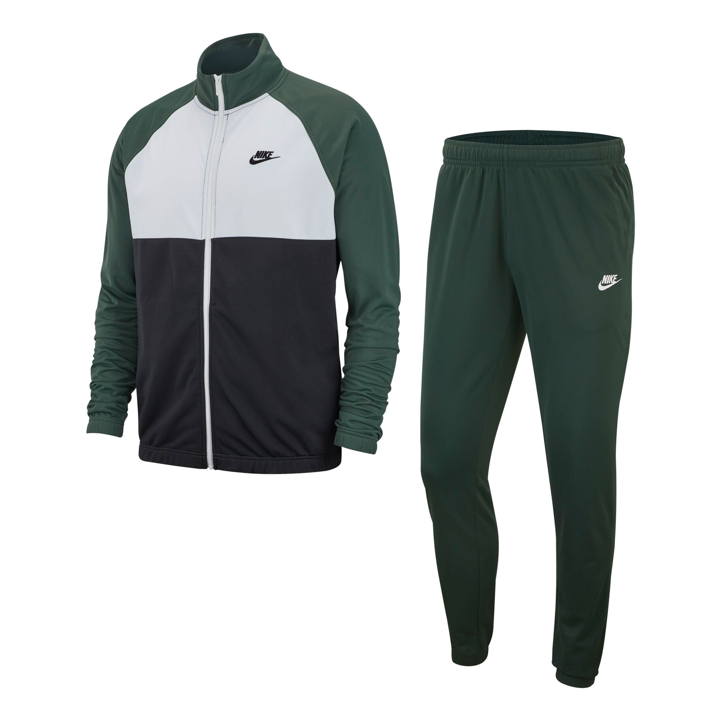 Nike tracksuit mens green best sale