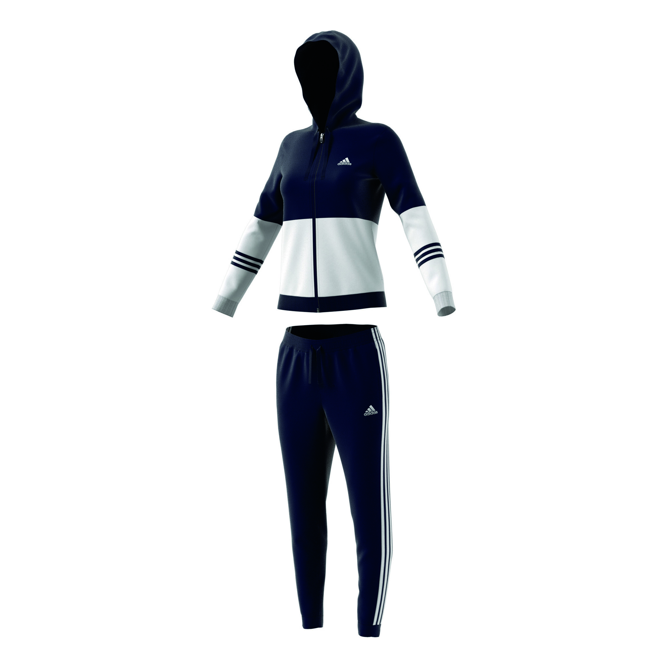 adidas Co Energize Trainingspak Dames Donkerblauw, Wit adidas Co Energize Trainingspak Dames Donkerblauw, Wit