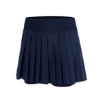 Quiet Please Tenniskleding Quiet Please Love Pleated Rok Dames-donkerblauw